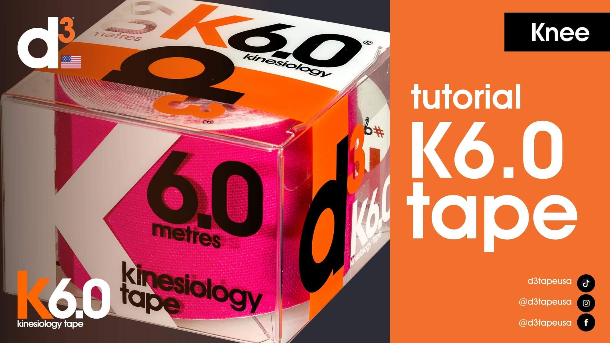 Tutorial - Knee - K6.0 Kinesiology Tape