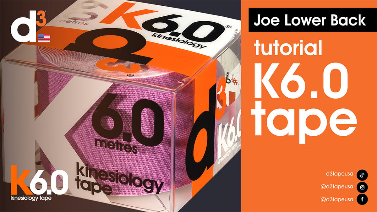 Tutorial - Joe Lower back - K6.0 Kinesiology Tape