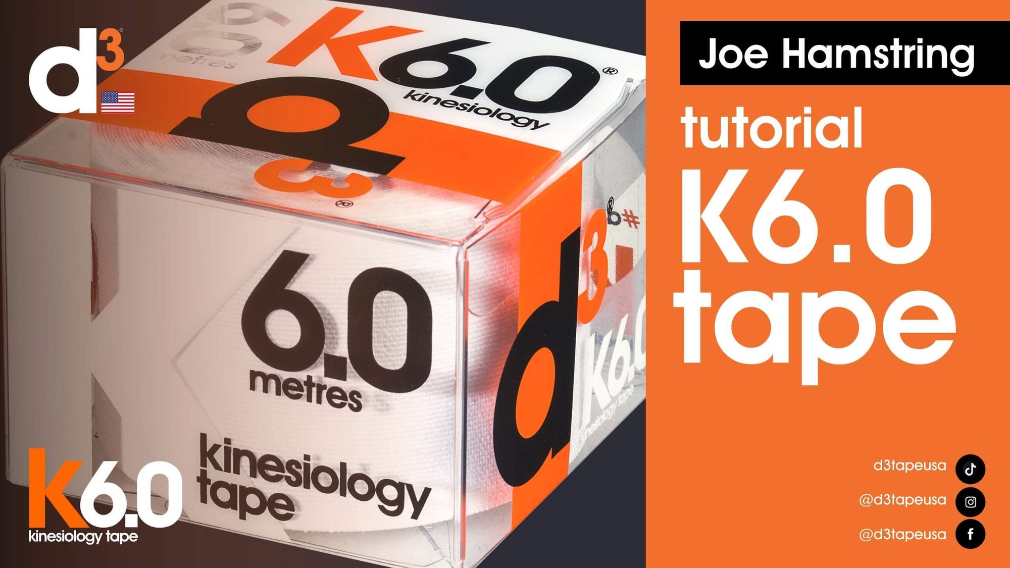 Tutorial - Joe Hamstring - K6.0 kinesiology Tape