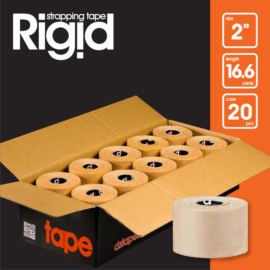 Rigid Strapping tape Beige 2" x 16.6yards Box of 20